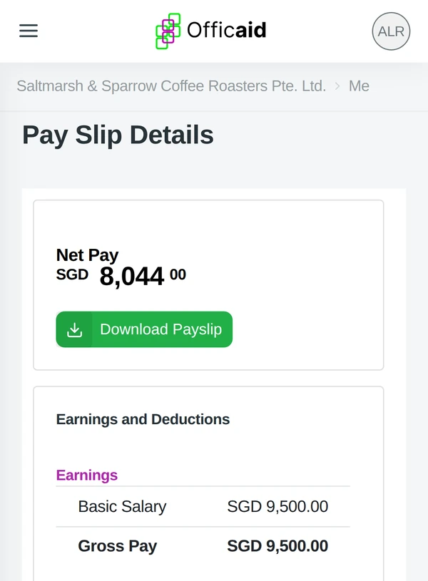 தொலைபேசியில் சம்பளச் சீட்டு விவரங்கள்: நிகர சம்பளம், Download Payslip மற்றும் வருமானங்கள்